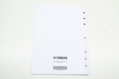 OEM Yamaha LIT-11616-VS-23 XVS13CTFD(C) Supplementary Serv. Manual NOS
