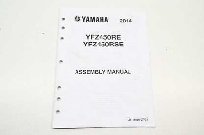 OEM Yamaha LIT-11666-27-31 YFZ450RE/RSE Assembly Manual NOS