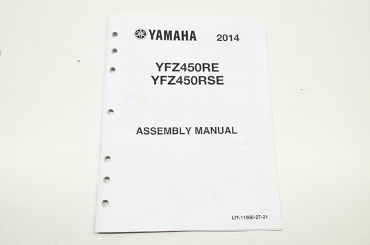 OEM Yamaha LIT-11666-27-31 YFZ450RE/RSE Assembly Manual NOS