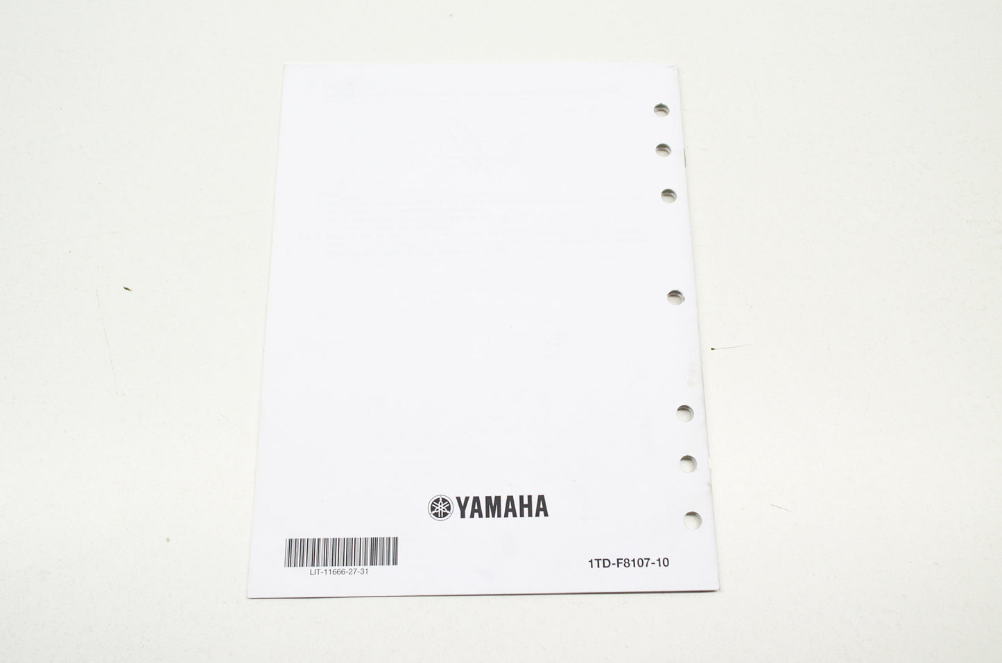 OEM Yamaha LIT-11666-27-31 YFZ450RE/RSE Assembly Manual NOS