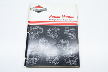 Repair Manual Single Cylinder 4-Cycle Engines