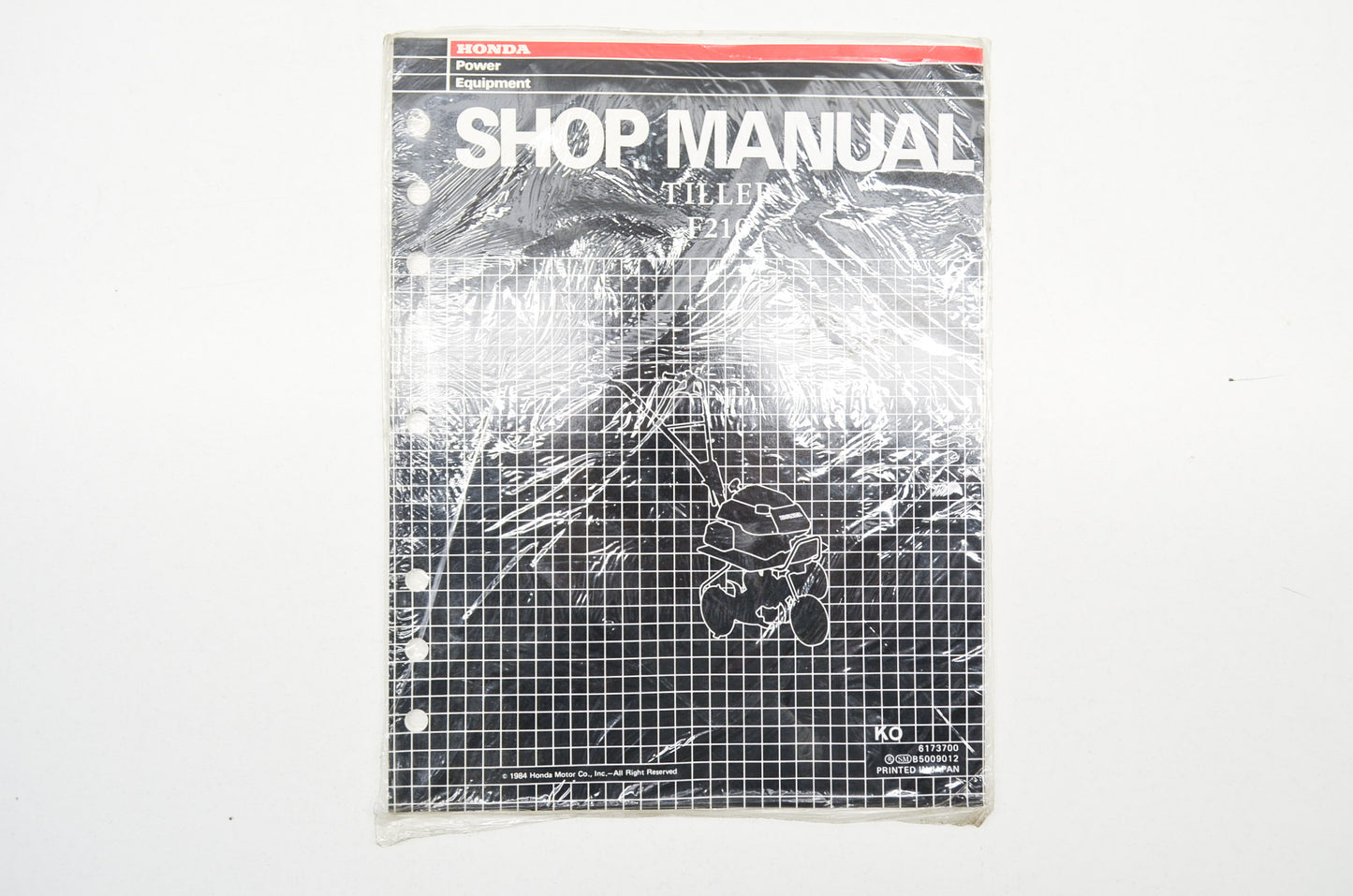 Shop Manual Tiller F210 NOS
