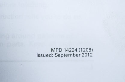 Set-Up Instructions 13 CRF80F