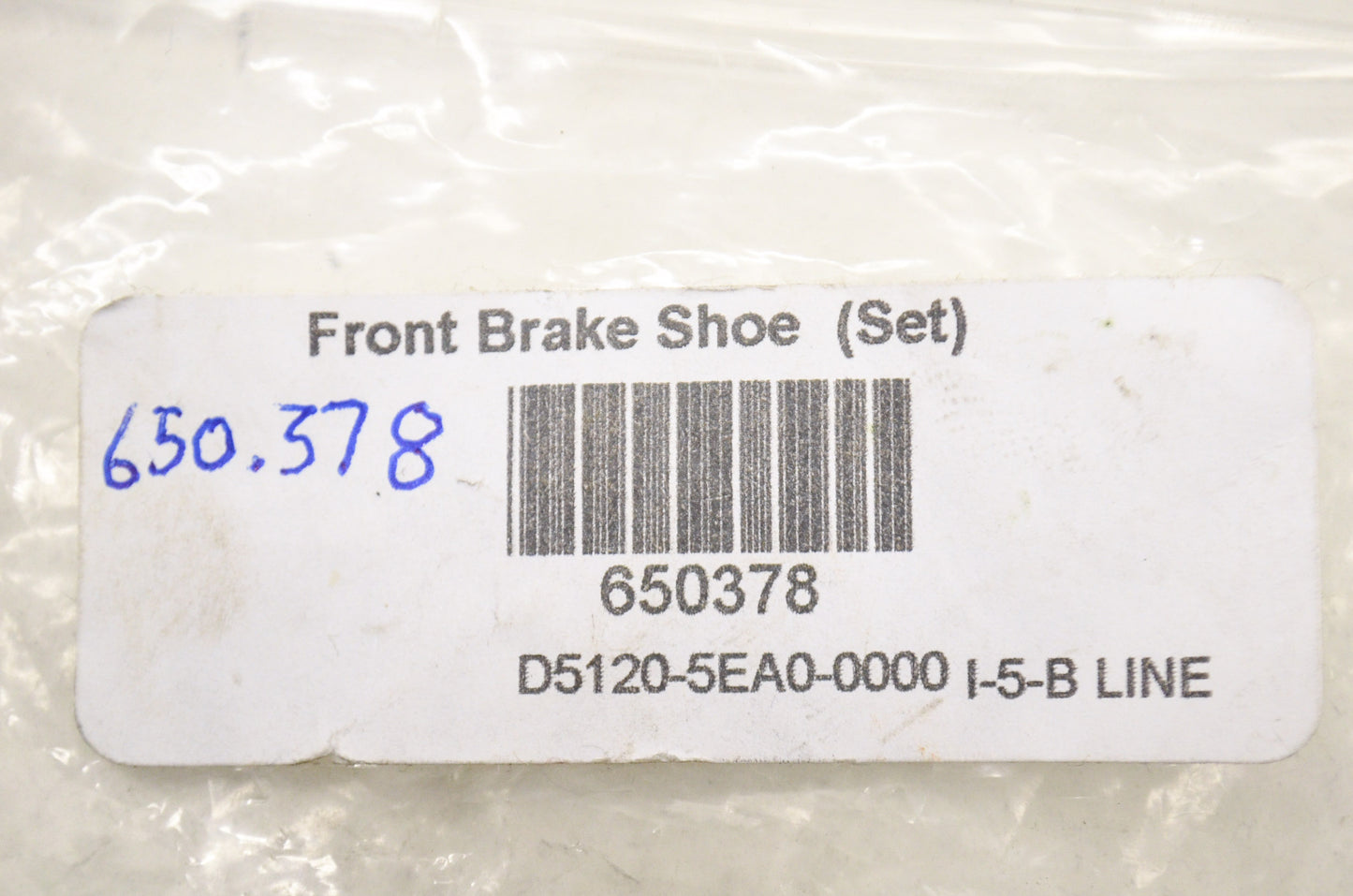 Front Brake Shoes Qty 2 NOS
