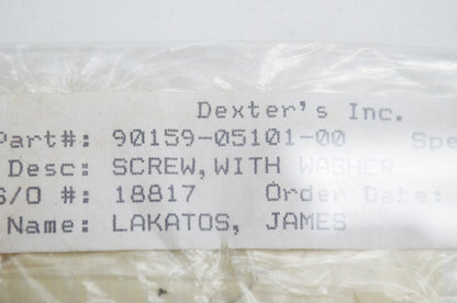 OEM Yamaha 90159-05101-00 Screw w/ Washer NOS