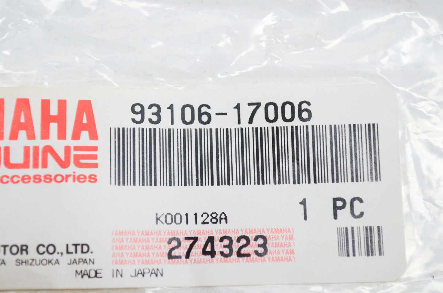 OEM Yamaha 93106-17006-00 Oil Seal Type DD NOS