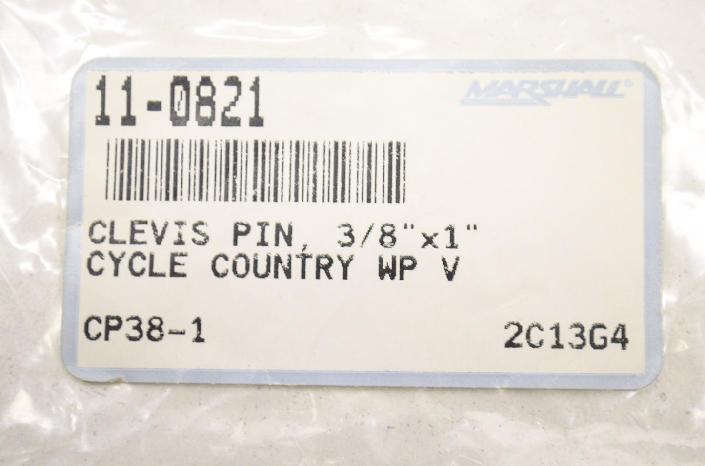 Cycle Country 11-0821, Cp38-1, 2C13G4 Clevis Pin