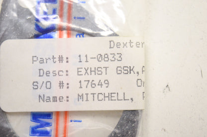 New Custom Gaskets Exhaust Gasket NOS