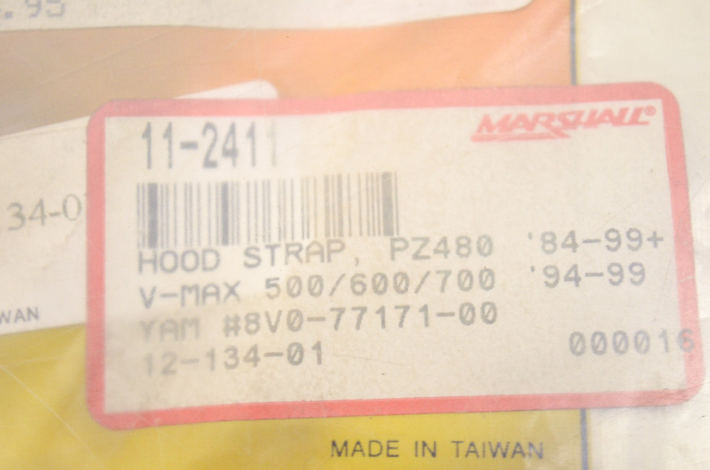 New Sports Parts Inc. Hood Strap PZ480 V-Max 500 600 700 NOS