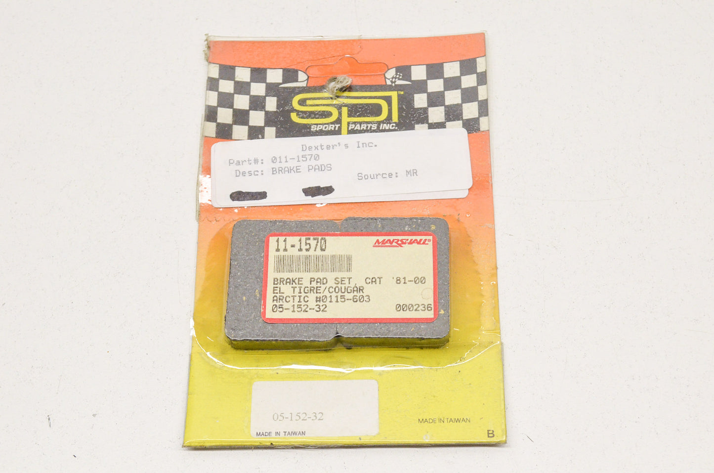New Sports Parts Inc. Brake Pads QTY 2 Arctic Cat El Tigre Cougar NOS