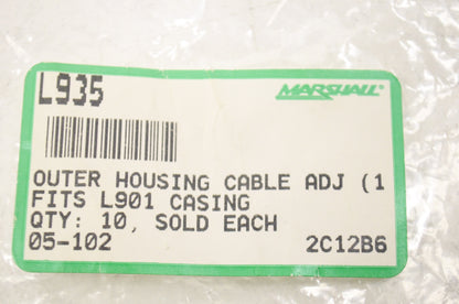 Outer Cable Housing Adjuster Qty 2 NOS