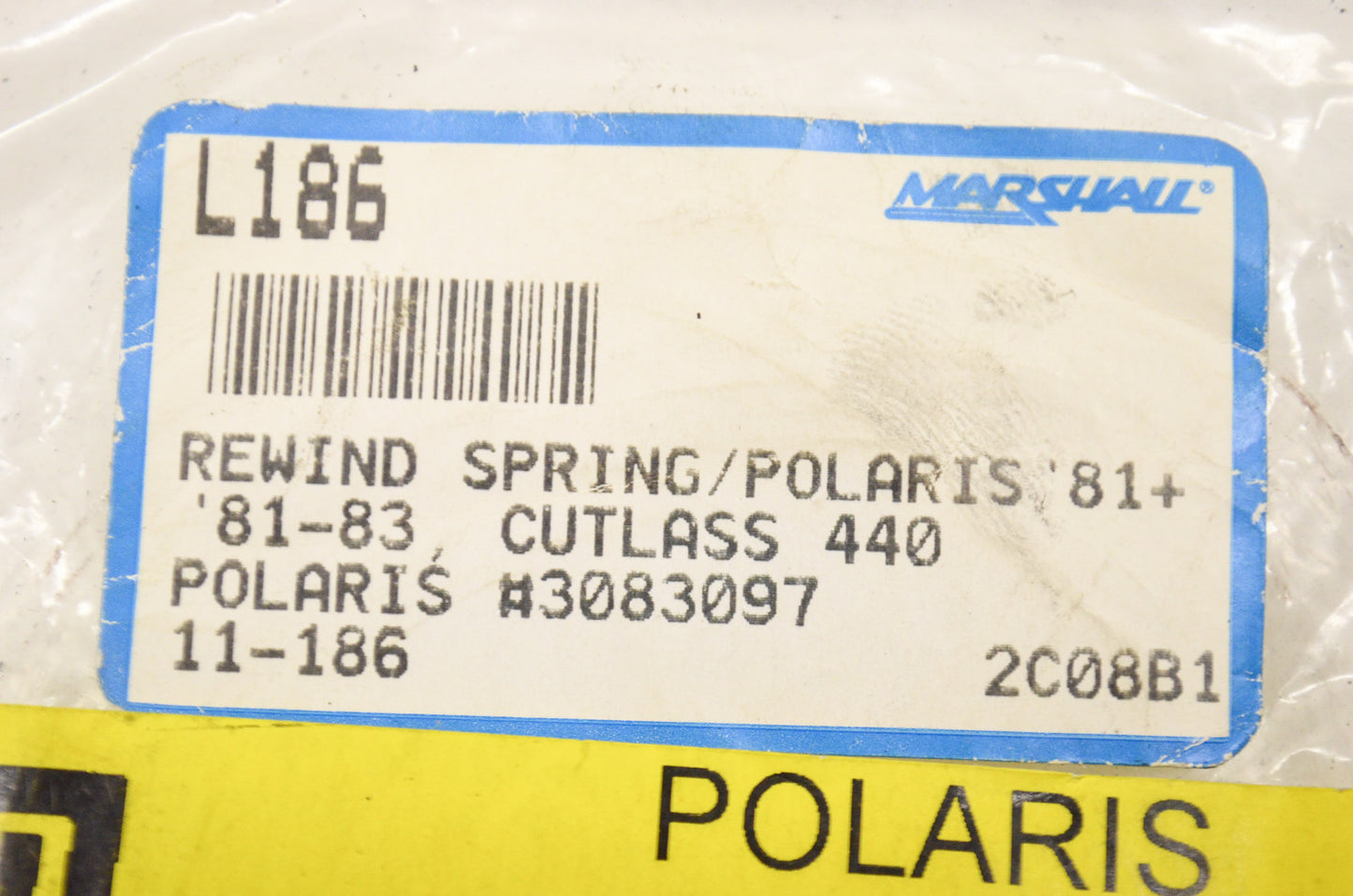New Marshall Rewind Spring Polaris Cutlass 440 NOS