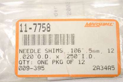 Needle Shim Qty 12 NOS