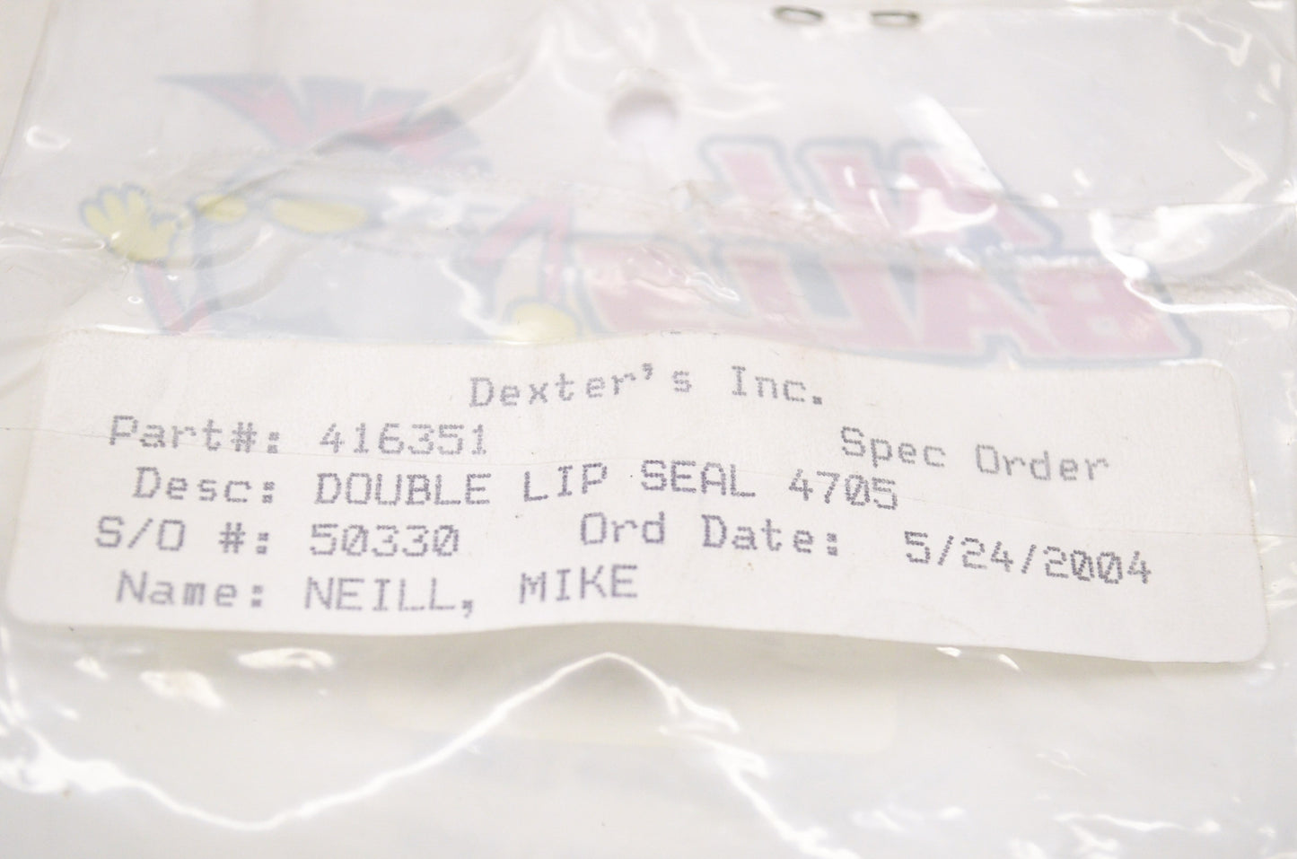 Double Lip Seal NOS