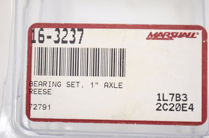 Reese 16-3237, 72971 1' Axle Bearing Set NOS