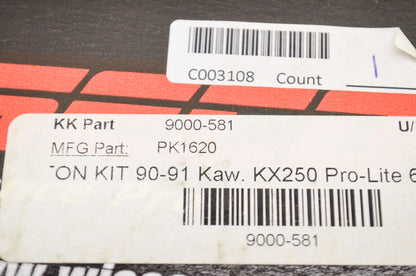 Wiseco PK1620 Top End Kit 67.4mm 90-91 Kawasaki KX250 NOS