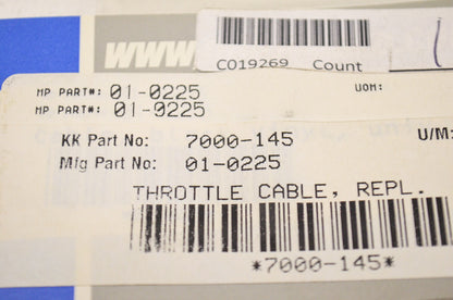 Motion Pro 01-0225 Throttle Cable NOS