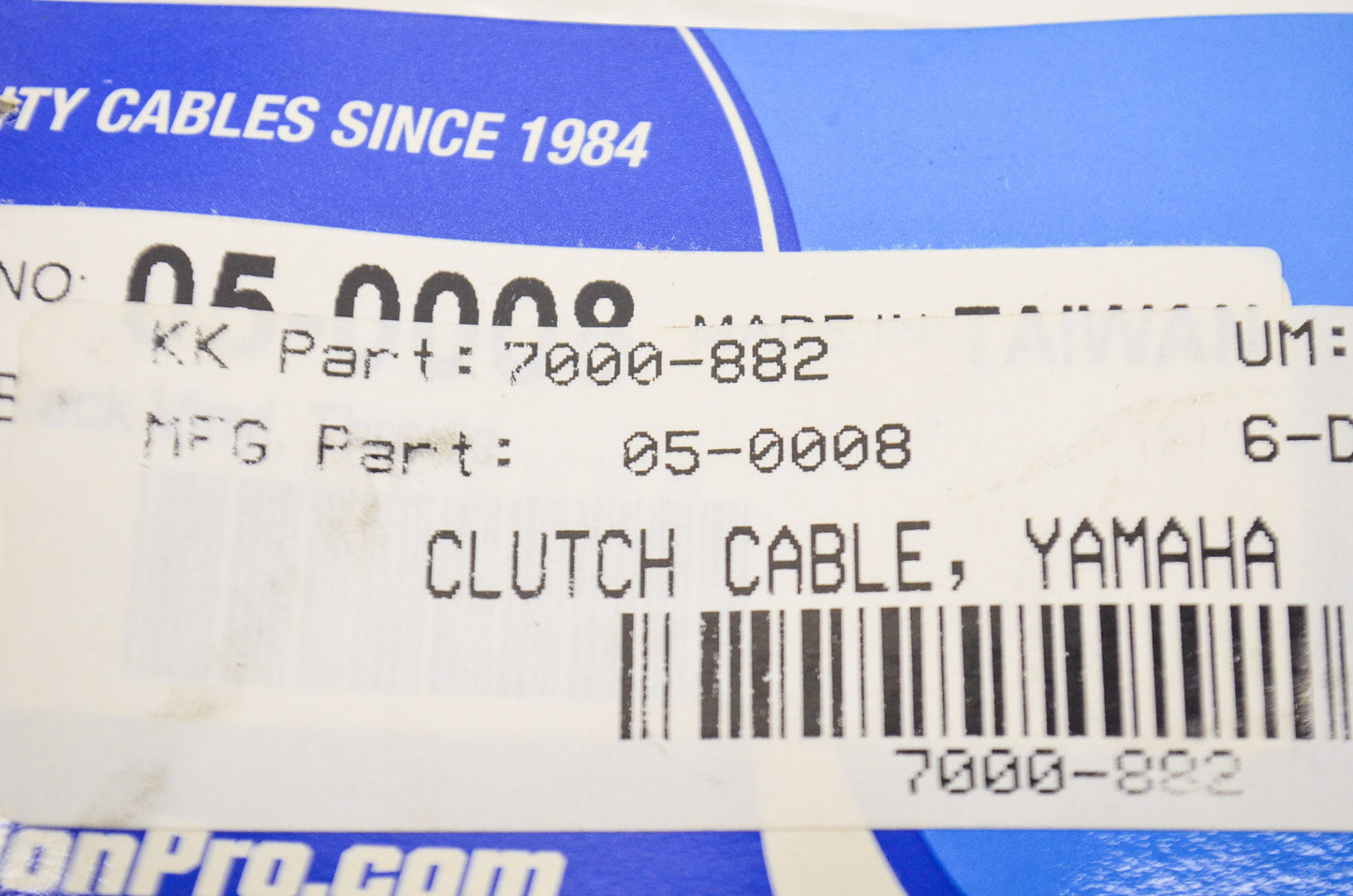 New Motion Pro Throttle Cable Yamaha