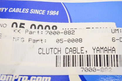 New Motion Pro Throttle Cable Yamaha