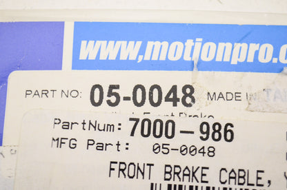 Motion Pro 05-0048 Front Brake Cable Yamaha NOS