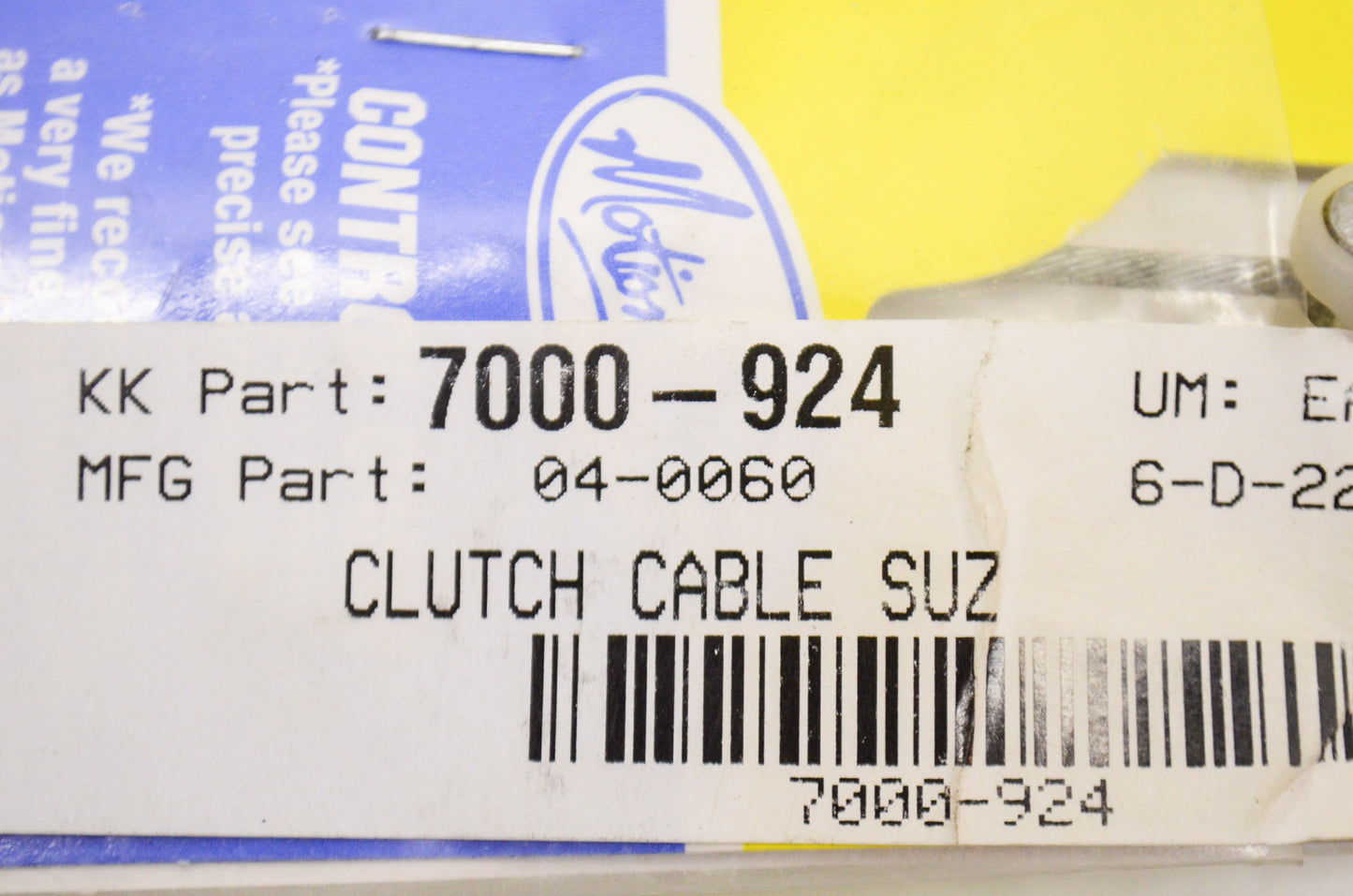 New Motion Pro Clutch Cable Suzuki