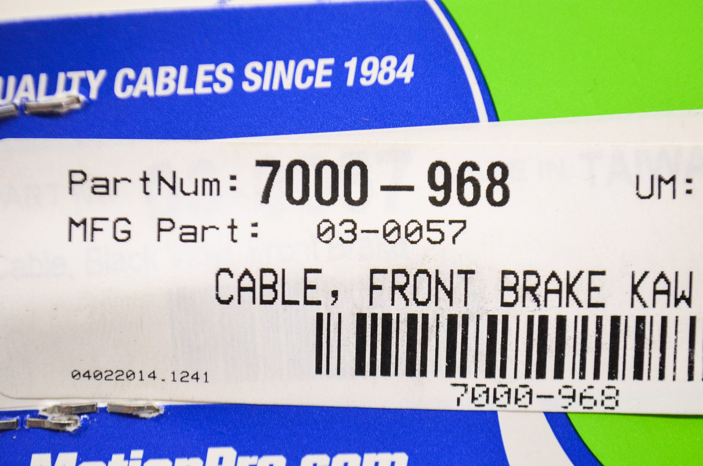 New Motion Pro Front Brake Cable Kawasaki