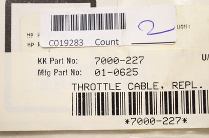 Motion Pro 01-0625 Throttle Cable Suzuki NOS