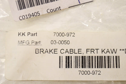 Motion Pro 03-0050, 03-050 Front Brake Cable Kawasaki NOS