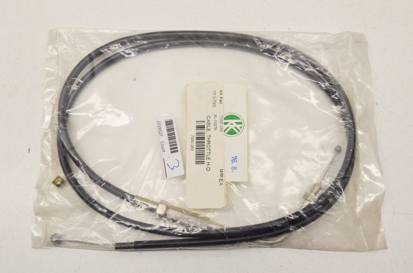 New KK Throttle Cable Harley Davidson