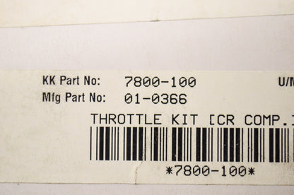 Motion Pro 01-0366 Throttle Kit Kawasaki NOS