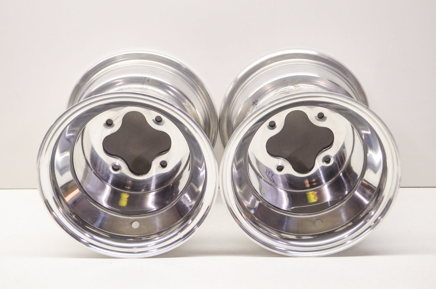 New ITP 9x8 T-9 Pro Series Polished ATV Wheel Qty 2