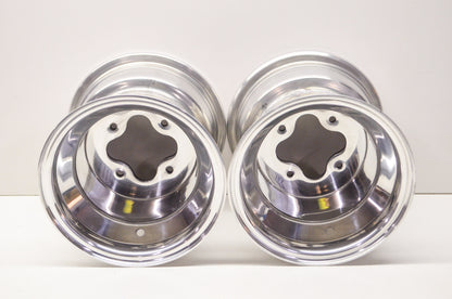 New ITP 9x8 T-9 Pro Series Polished ATV Wheel Qty 2