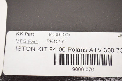New Wiseco Top End Kit 75mm 94-00 Polaris ATV 300