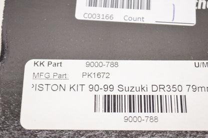 New Wiseco Top End Kit 79mm 90-99 Suzuki DR350
