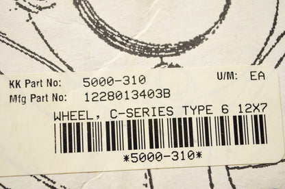 New ITP C-Series Type 6 12x7 4x137 Wheel Qty 2 NOS