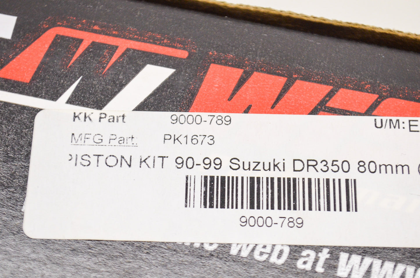 New Wiseco Forged Piston Kit 80mm 90-99 Suzuki DR350