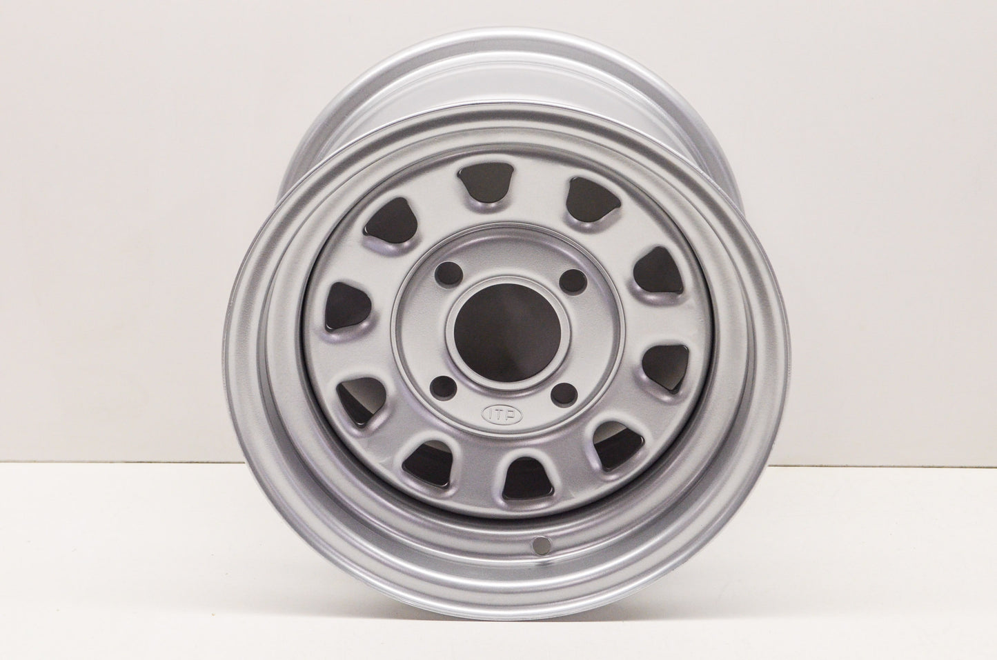 New ITP 12x7 Silver Delta Wheel NOS