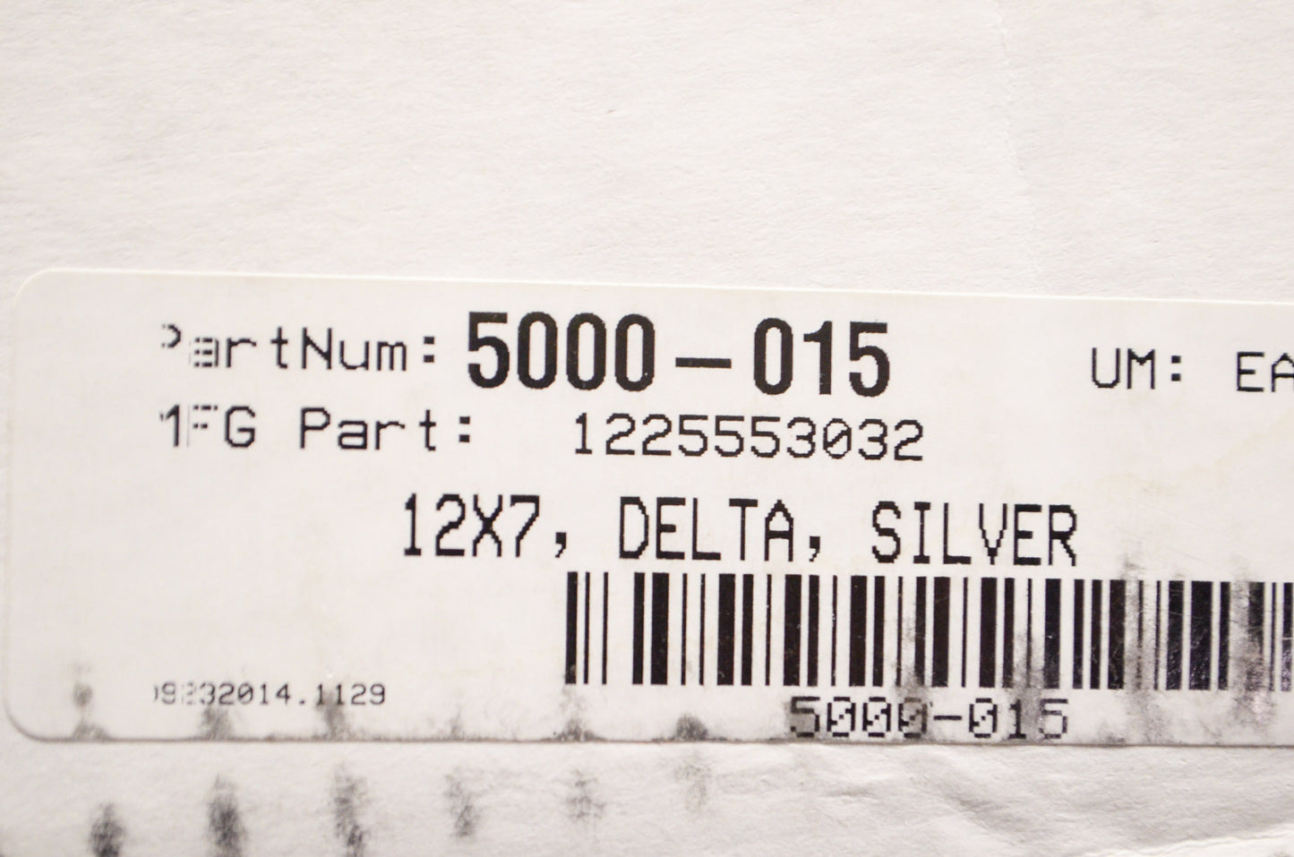 New ITP 12x7 Silver Delta Wheel NOS