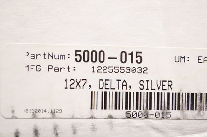 New ITP 12x7 Silver Delta Wheel NOS