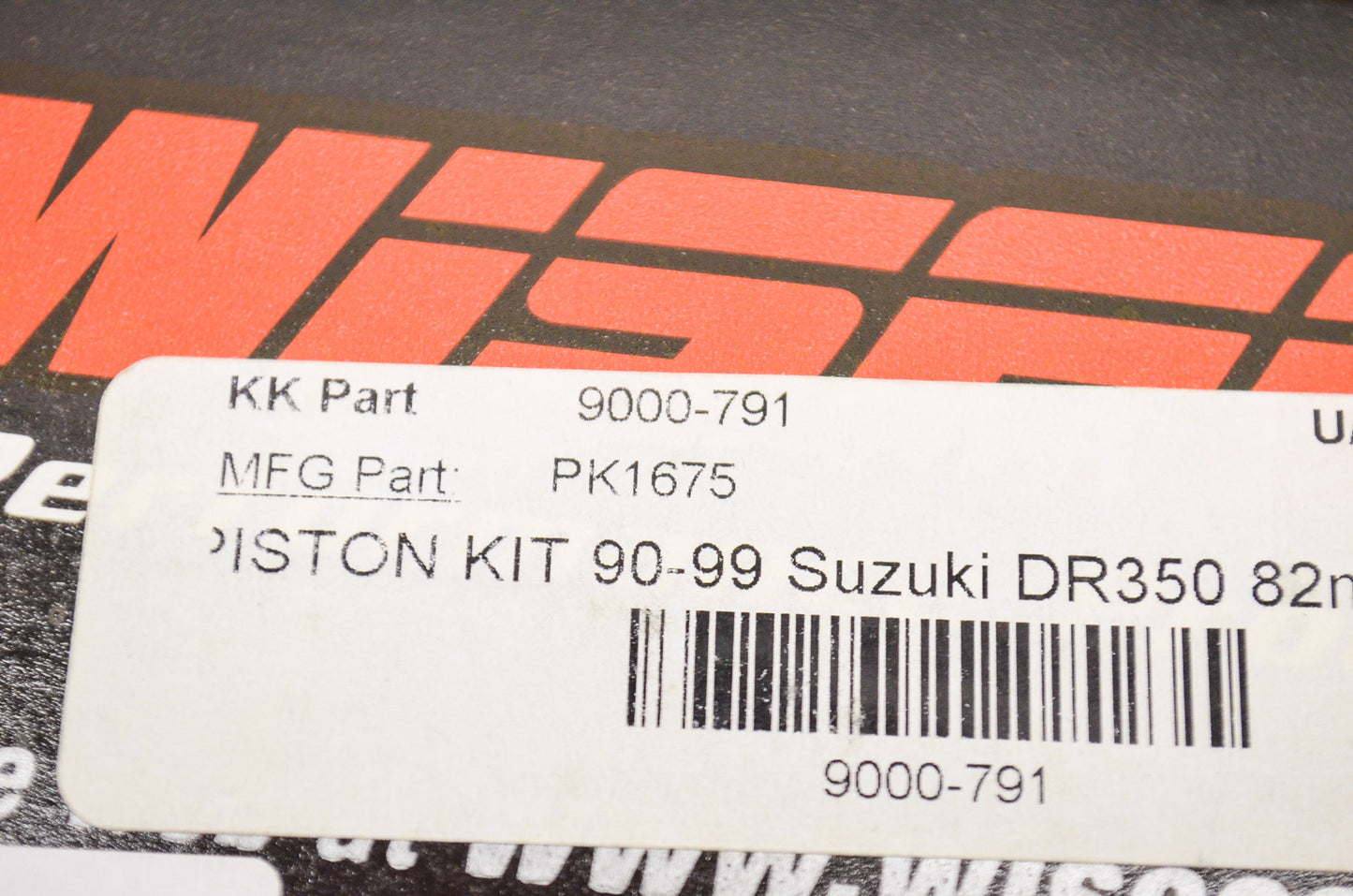 New Wiseco Top End Kit 82mm 90-99 Suzuki DR350