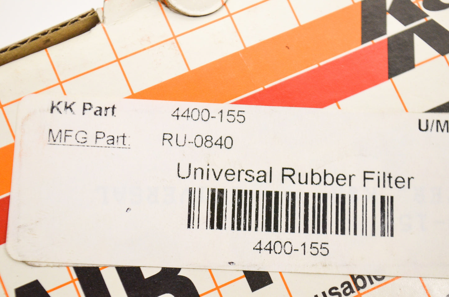 K&N RU-0840 Ru-0840 Air Filter NOS