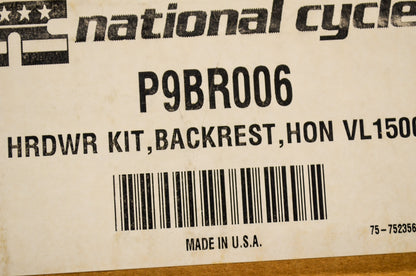 New National Cycle Backrest Kit NOS