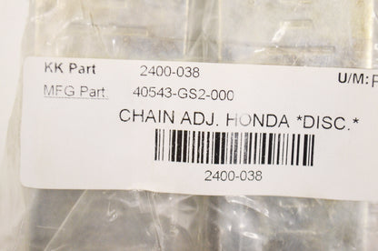 New After Market Honda Chain Adjuster NOS