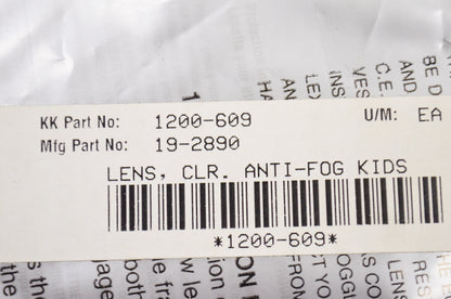 New Pro Grip Replacement Lens Kids Clear NOS