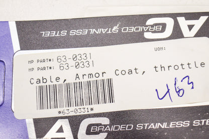 New Motion Pro Armor Coat Throttle Cable NOS