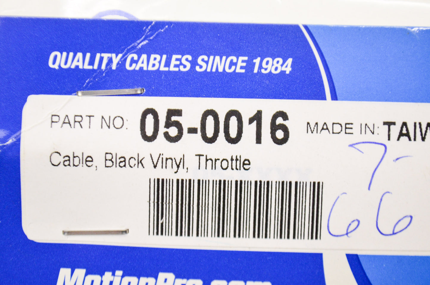 New Motion Pro Throttle Cable NOS