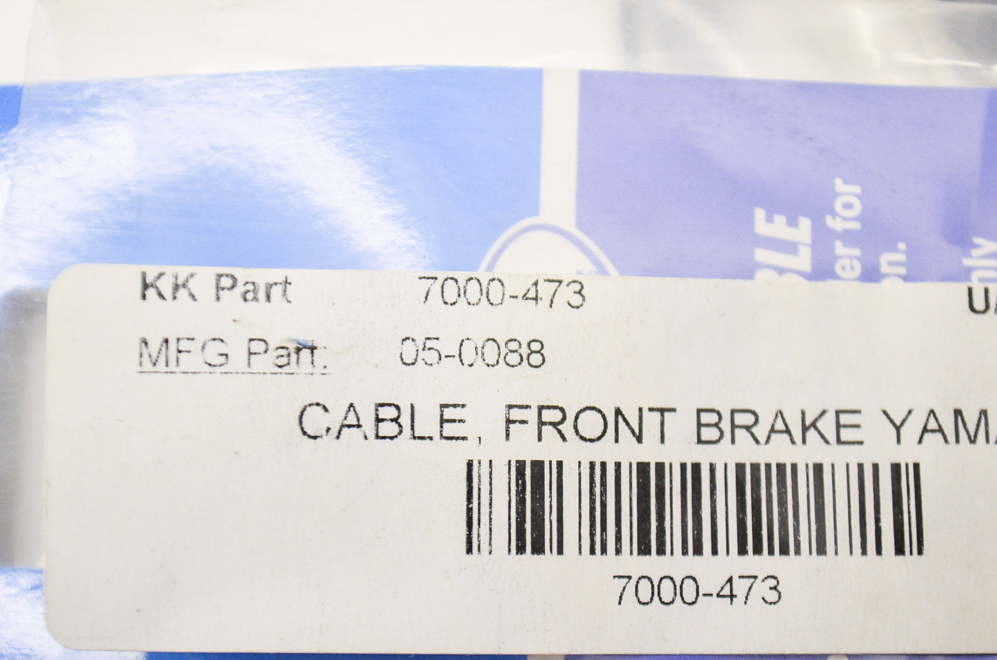 Motion Pro 05-0088 Front Brake Cable NOS