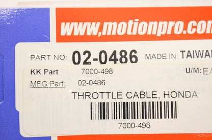 New Motion Pro Throttle Cable NOS