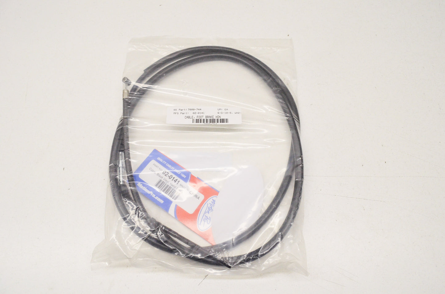 New Motion Pro Foot Brake Cable NOS