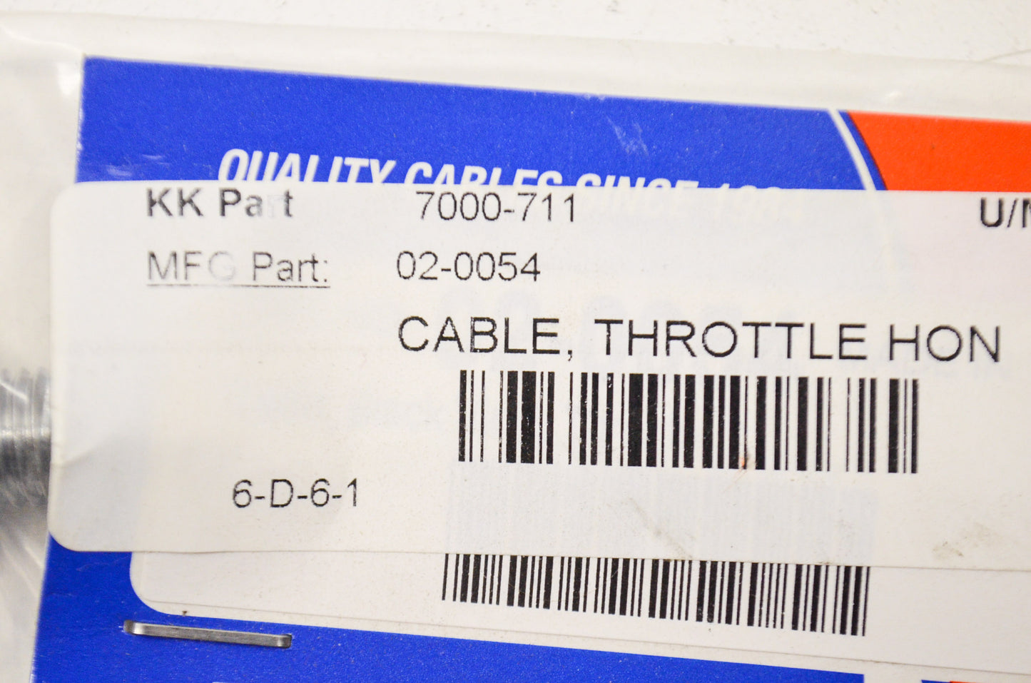 New Motion Pro Throttle Cable NOS